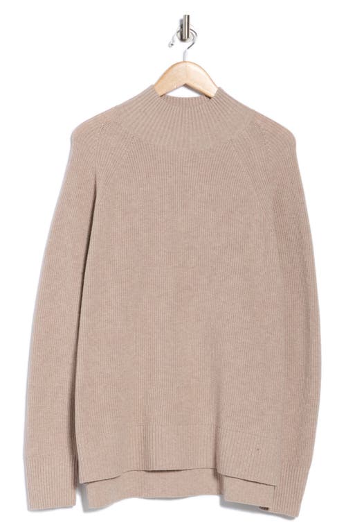 Nordstrom Rack Mock Neck Raglan Sleeve Sweater In Neutral