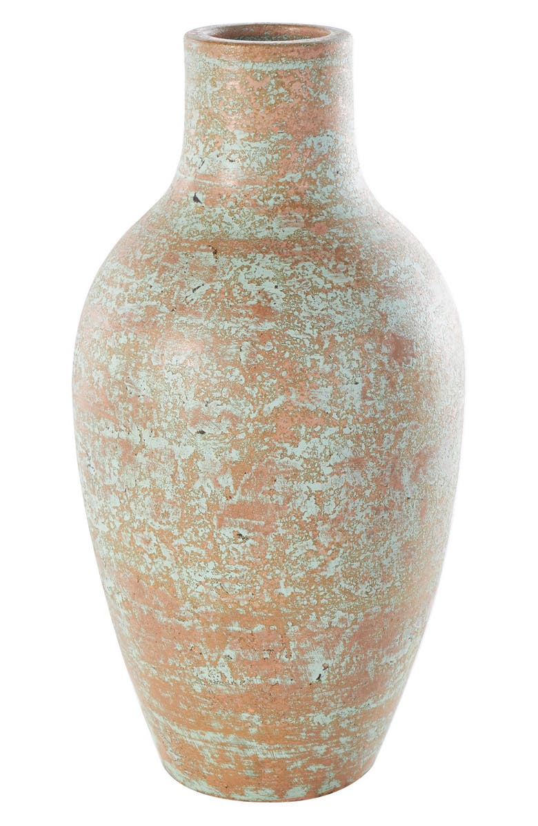 GINGER BIRCH STUDIO Ceramic Vase, Alternate, color, Brown
