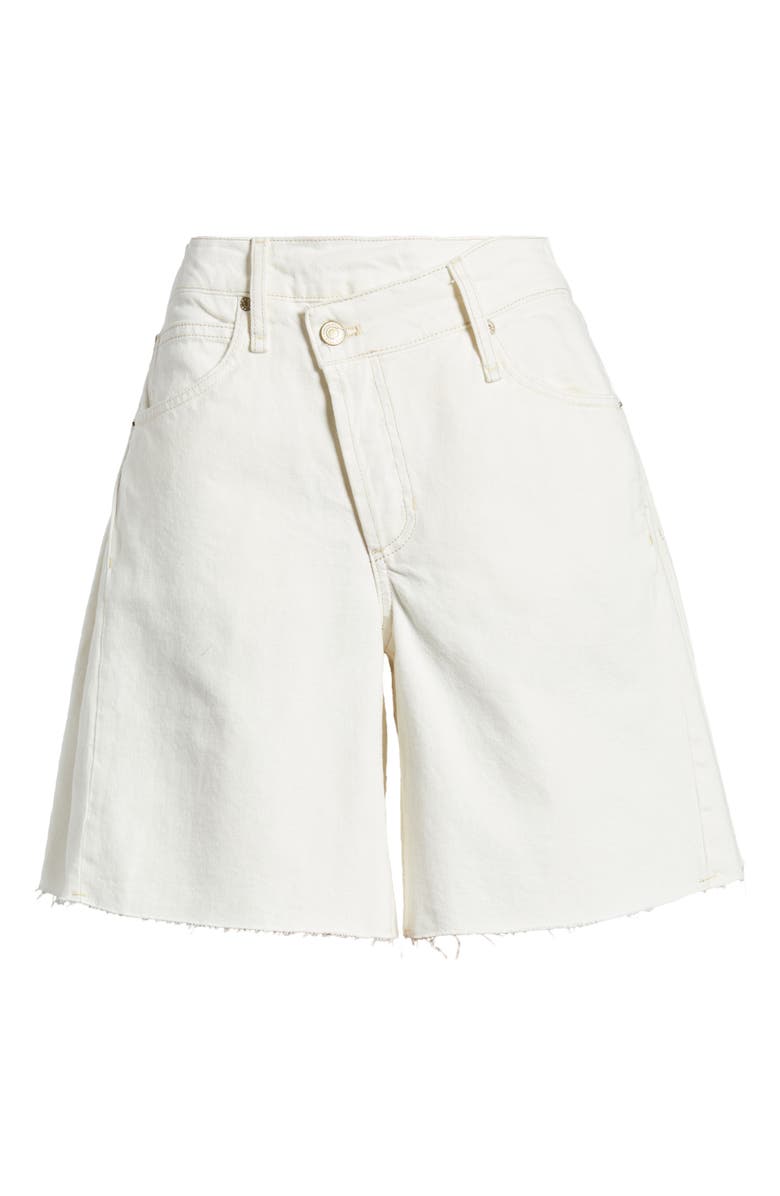Free People Boomerang Long Denim Shorts, Main, color, 