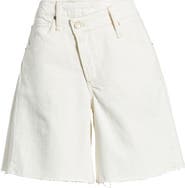 Free People Boomerang Long Denim Shorts