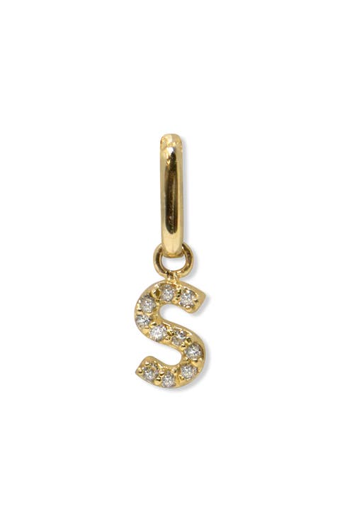 Love Letter Pavé Diamond Charm