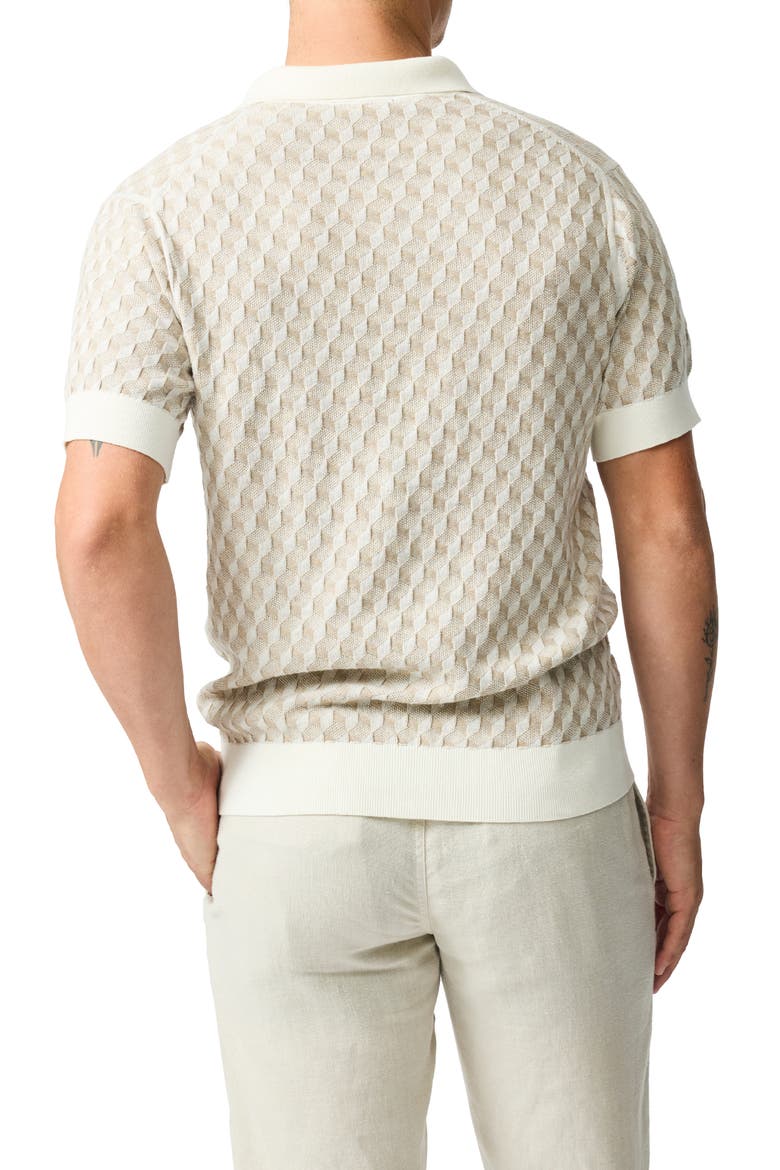 Galdfield Johnny Collar Polo, Alternate, color, CREAM