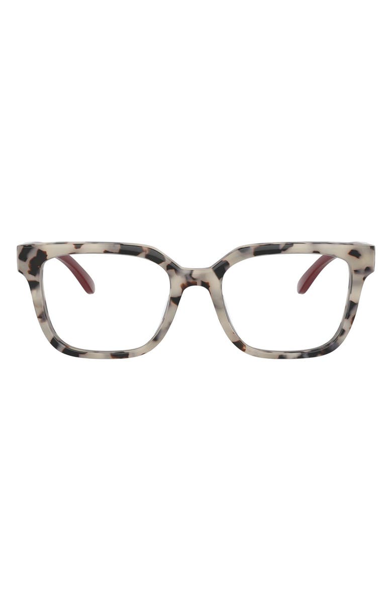 Tory Burch 53mm Square Optical Glasses, Main, color, 