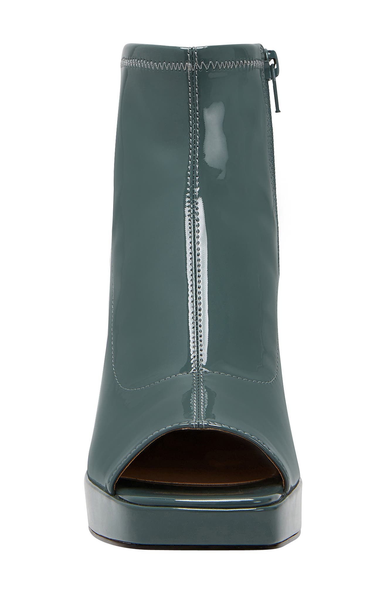 The Surrprise Cutout Platform Bootie, Alternate, color, SAGE LEAF