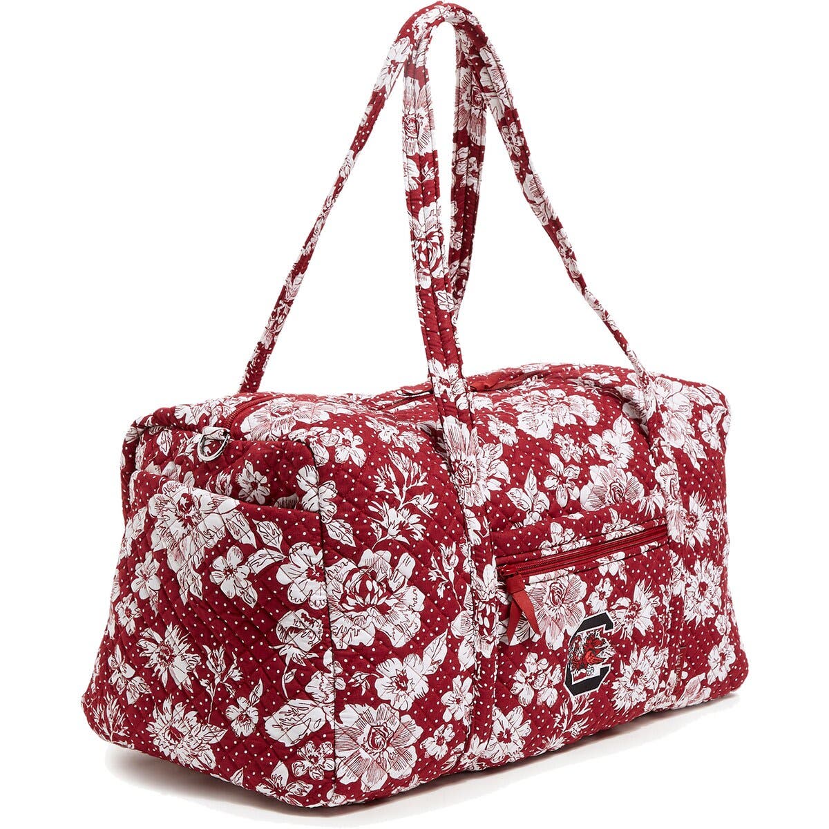 VERA BRADLEY South Carolina Gamecocks Rain Garden Large Travel Duffel Bag, Alternate, color, 