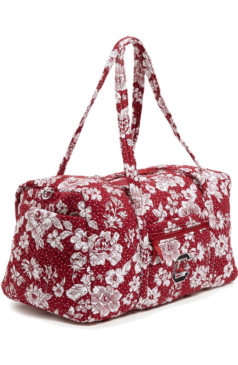 VERA BRADLEY South Carolina Gamecocks Rain Garden Large Travel Duffel Bag, Alternate, color,