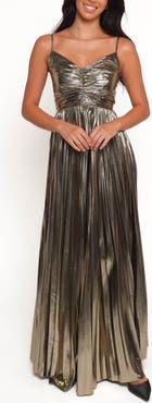 Petal & Pup Naira Pleated Maxi Dress