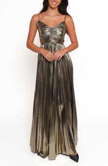 Petal & Pup Naira Pleated Maxi Dress