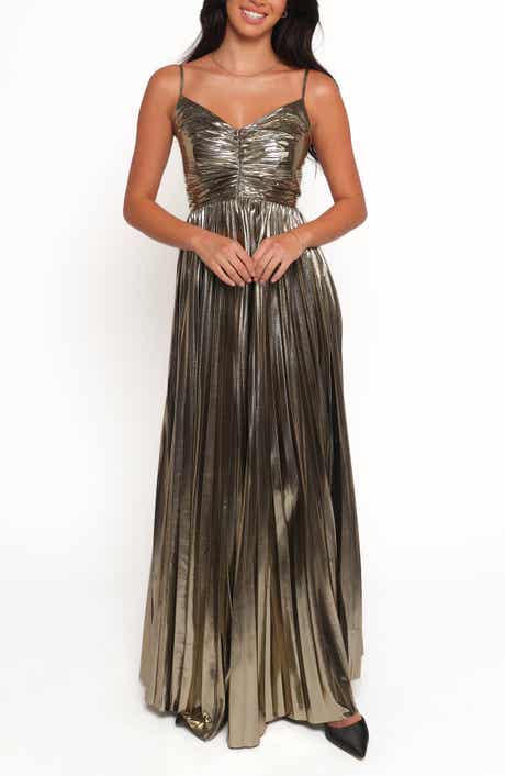 Petal & Pup Naira Pleated Maxi Dress