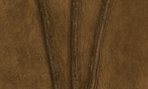 Ugg(r) Three-point Leather Tech Gloves In Chocolate
