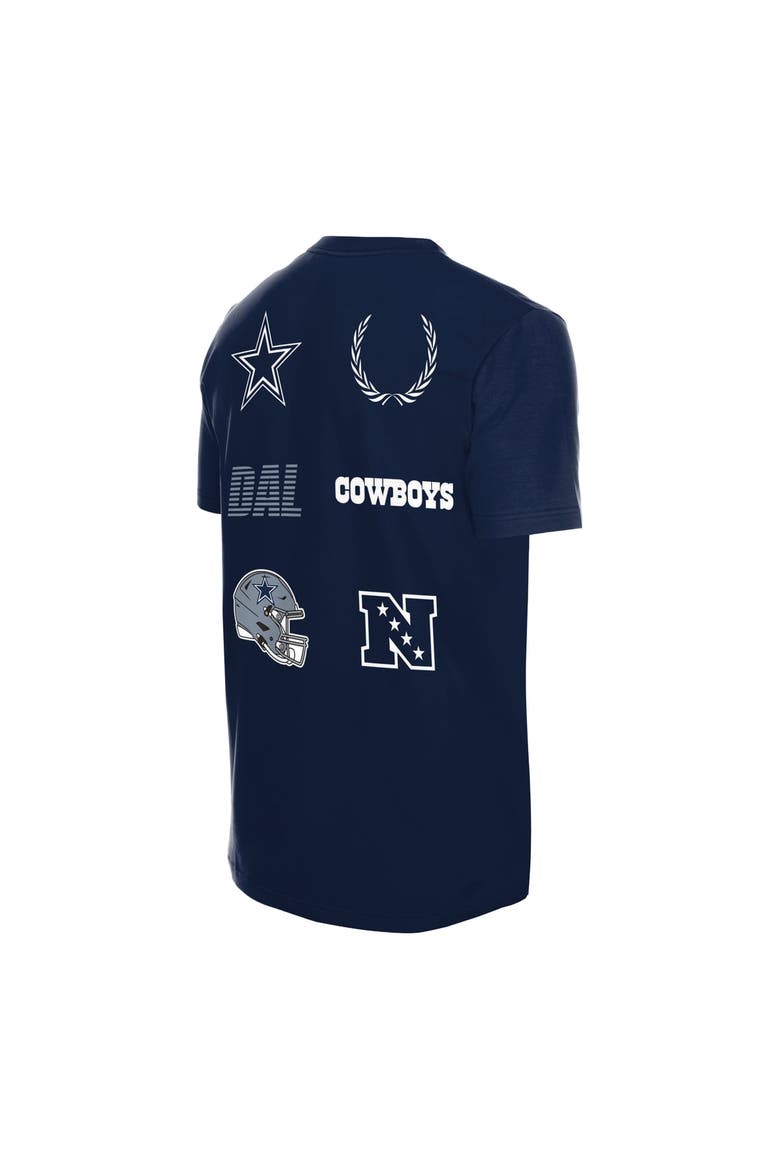 Men's New Era  Navy Dallas Cowboys Match T-Shirt, Alternate, color, Navy