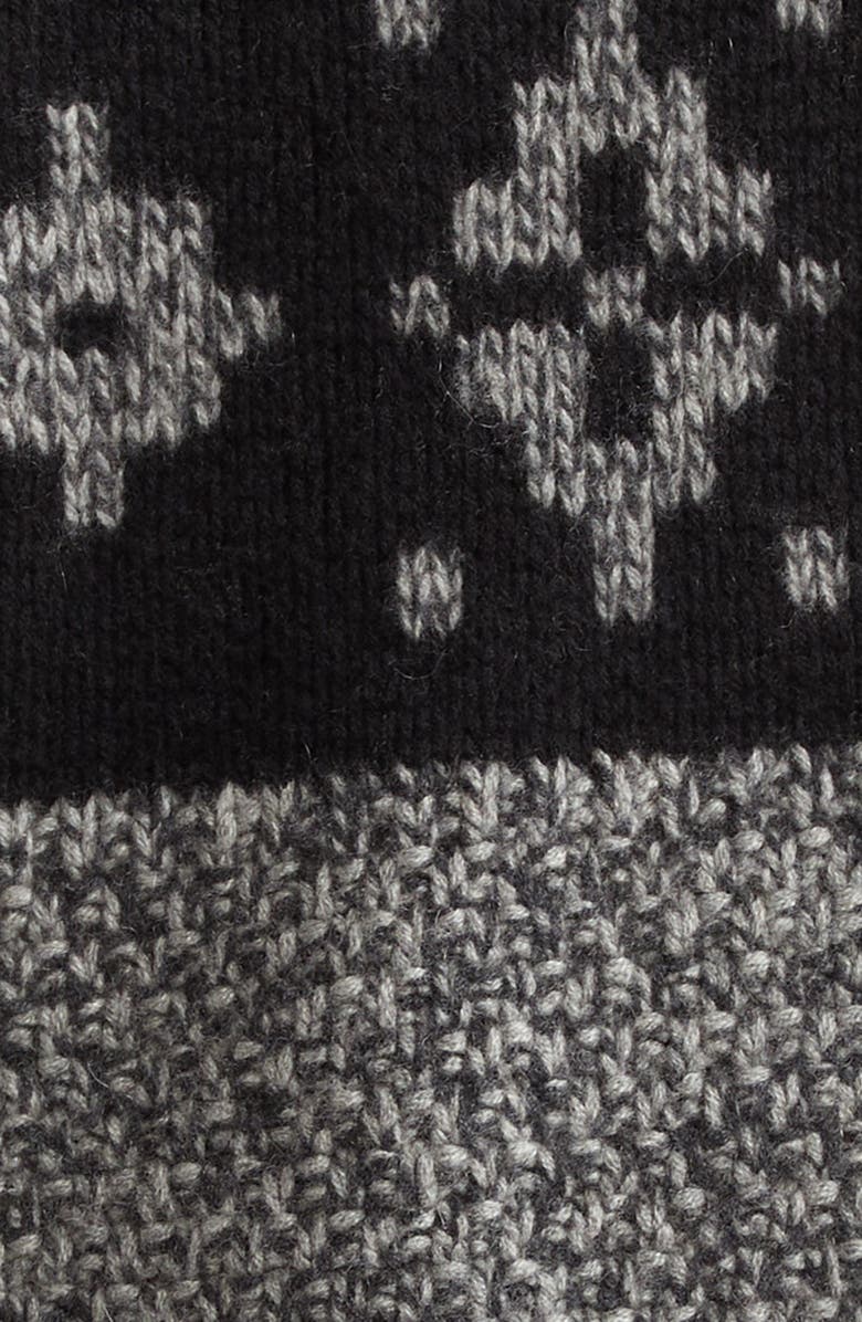 Khaite Dobbi Fair Isle Oversize Cashmere Hoodie, Alternate, color, 