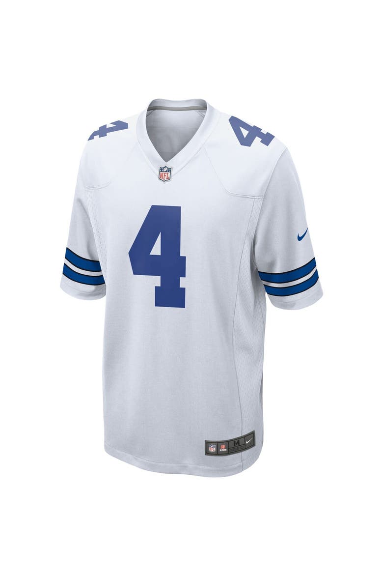 Men's Nike Dak Prescott White Dallas Cowboys Game Team Jersey, Alternate, color, WHITE