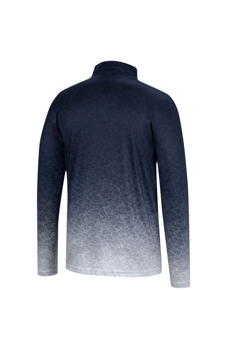 COLOSSEUM Men's Colosseum Navy Georgia Tech Yellow Jackets Walter Quarter-Zip Windshirt, Alternate, color,