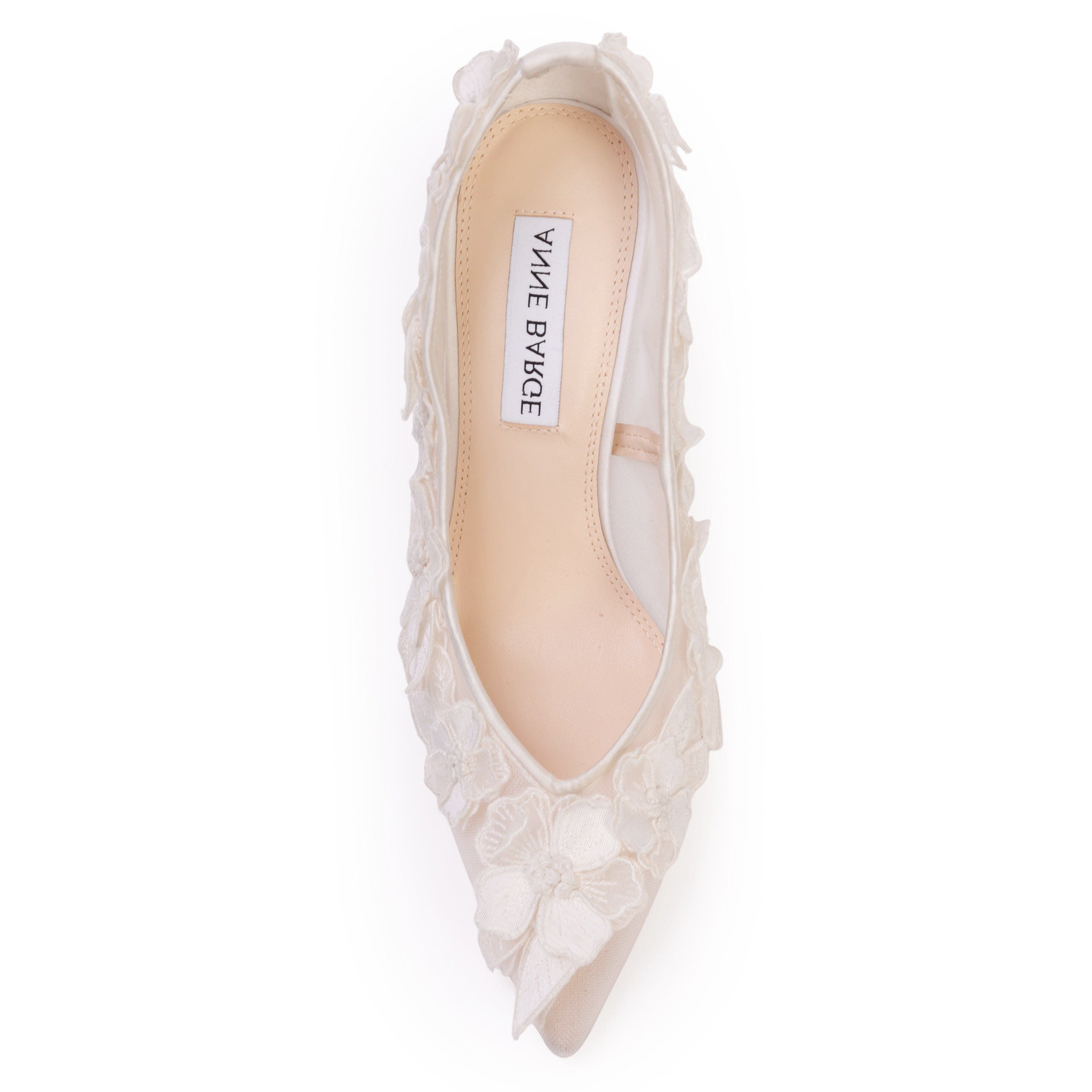 Anne Barge La Rose Pump, Alternate, color, White Satin