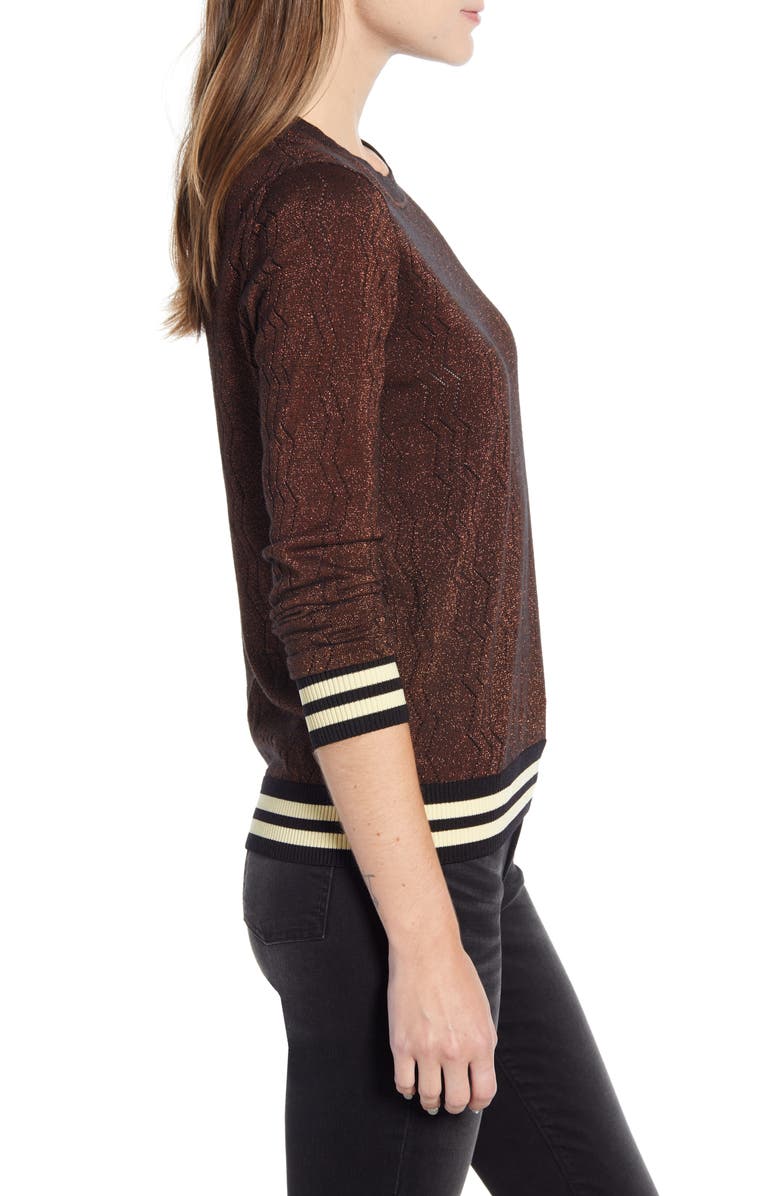 Scotch & Soda Stripe Sweater, Alternate, color,