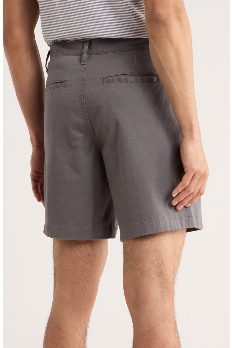Wallin Stretch Twill Chino Shorts, Alternate, color, GREY CASTLEROCK