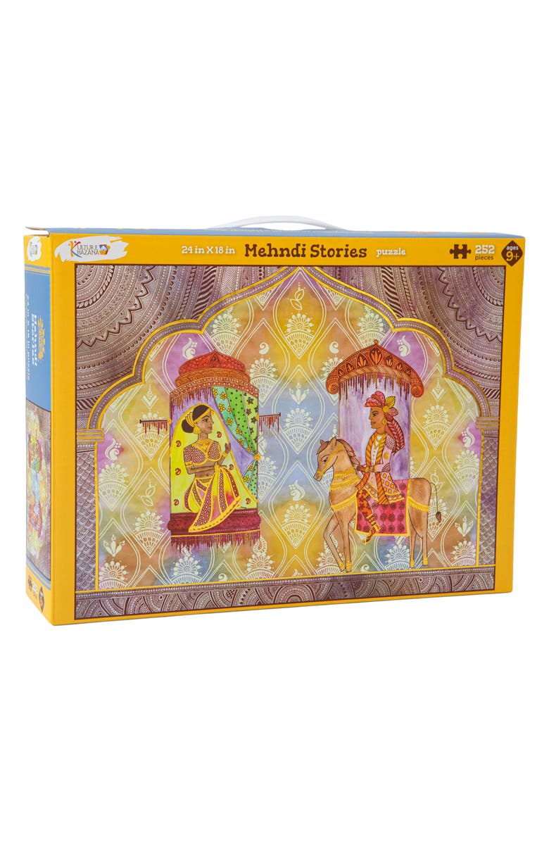 KULTURE KHAZANA Mehndi Stories 252-Piece Puzzle, Main, color,