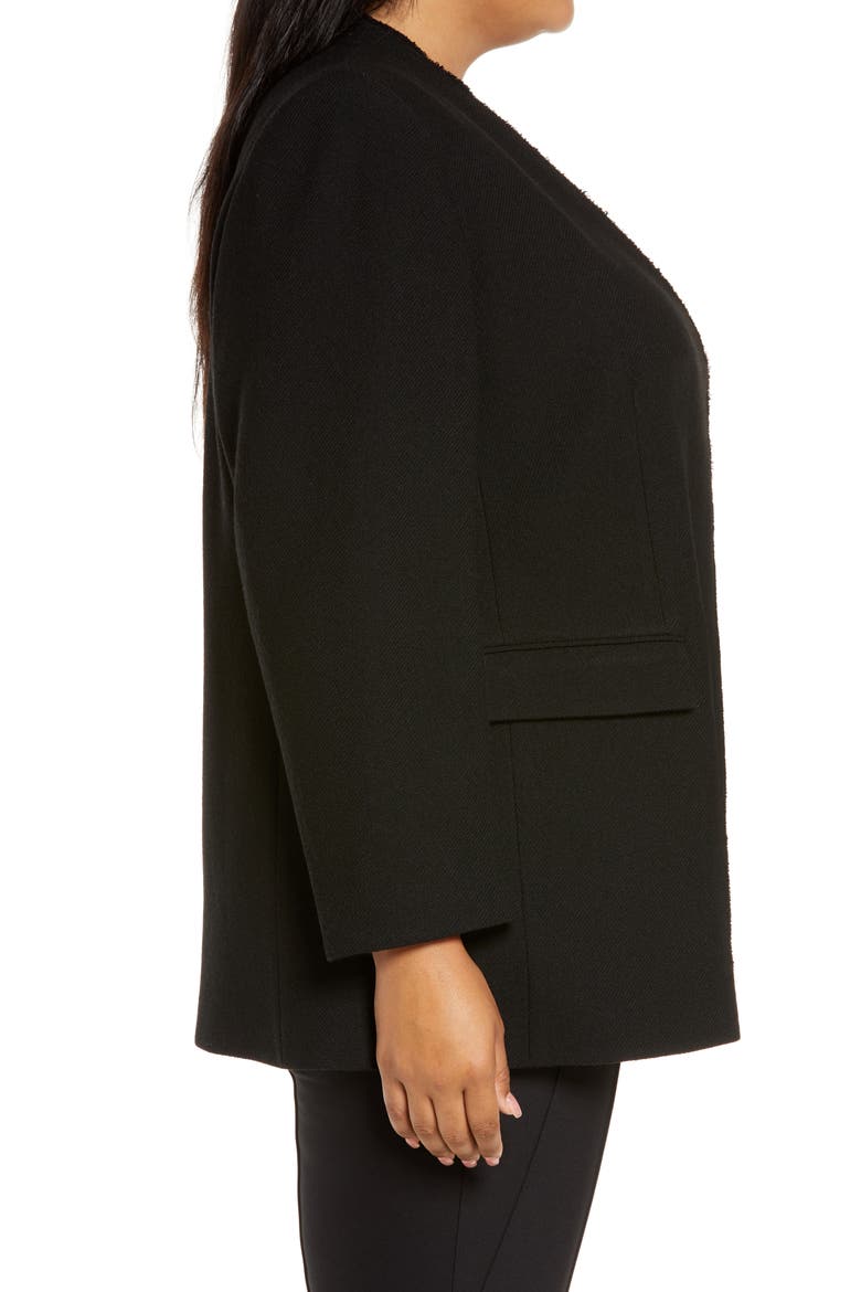 Erickson Open Front Blazer, Alternate, color, BLACK