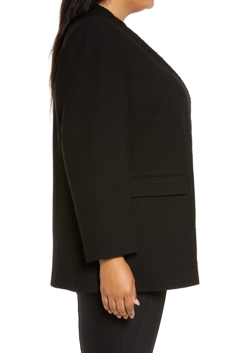 Lafayette 148 New York Erickson Open Front Blazer, Alternate, color,