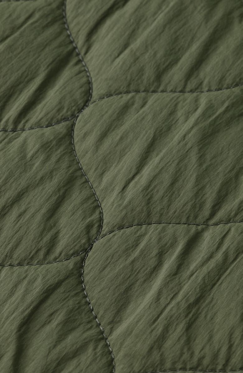 Scotch & Soda Reversible Quilted Bomber Jacket, Alternate, color, Thyme