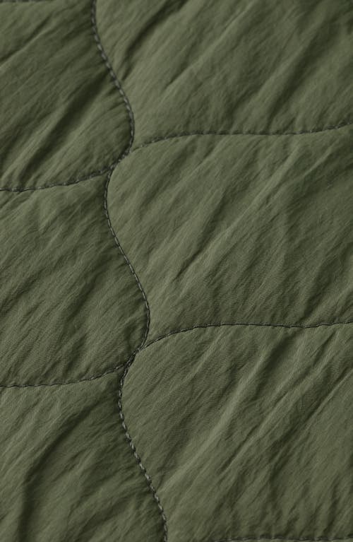 Scotch & Soda Reversible Quilted Bomber Jacket In Multi