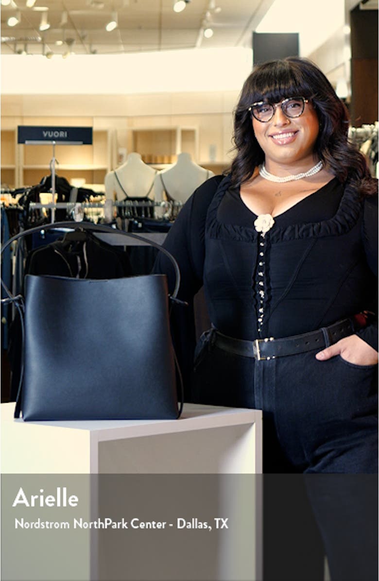 Buckle Detail Faux Leather Shopper, sales video thumbnail