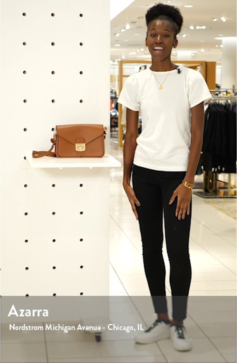 Mademoiselle Calfskin Leather Crossbody Bag, sales video thumbnail