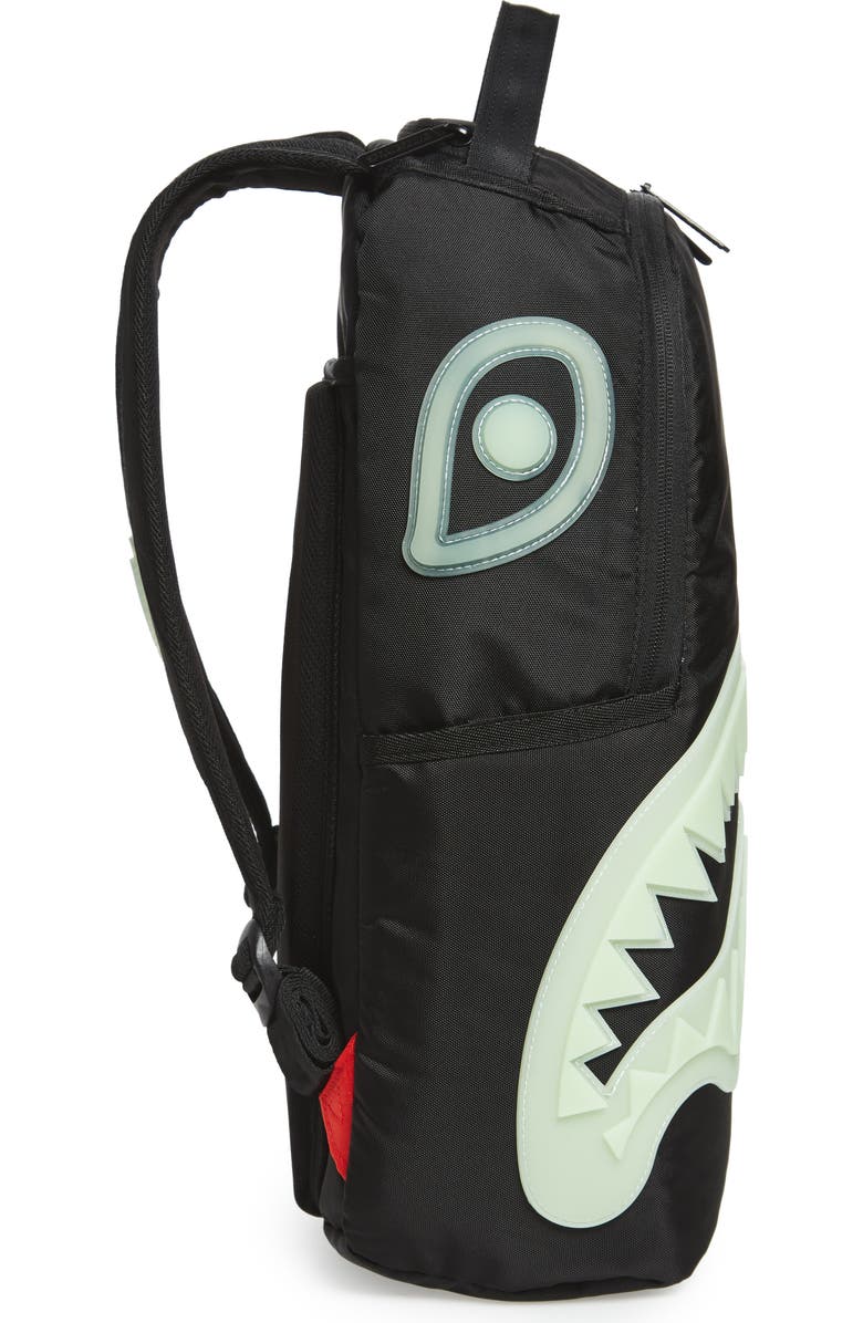 Sprayground Glow in the Dark Shark Backpack, Alternate, color,