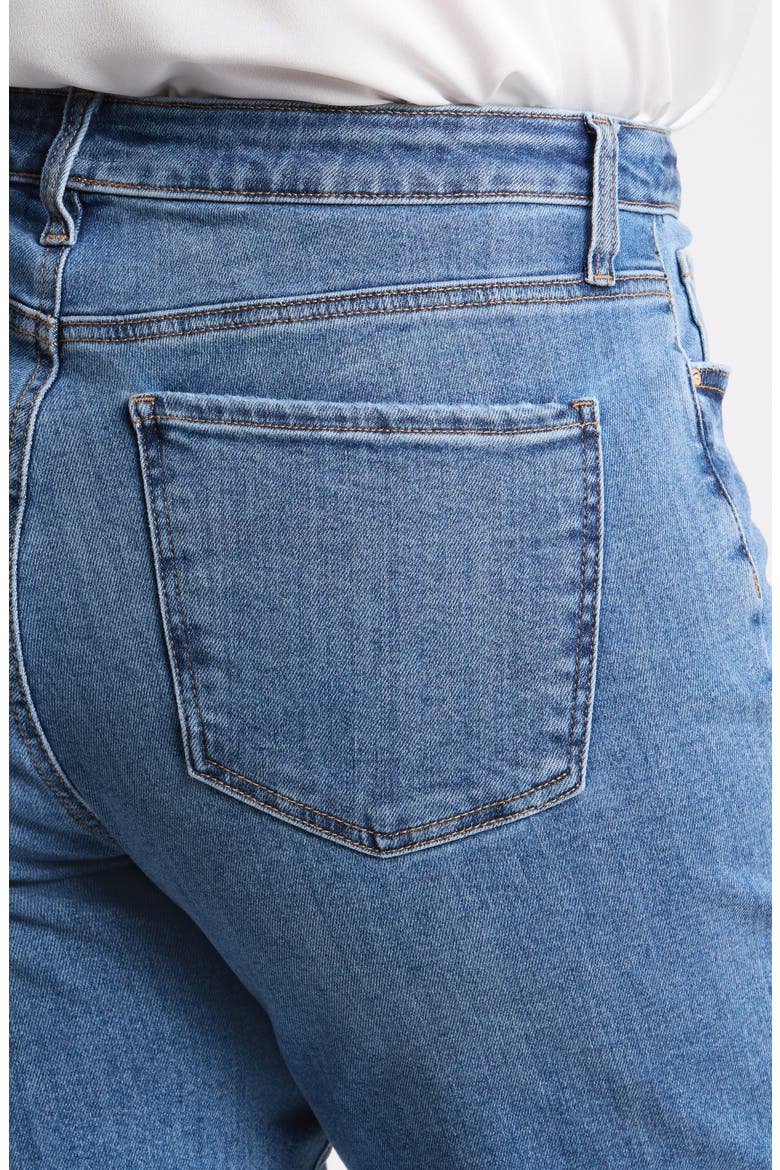 Avery High Waist Straight Leg Jeans, Alternate, color, WHOLLY