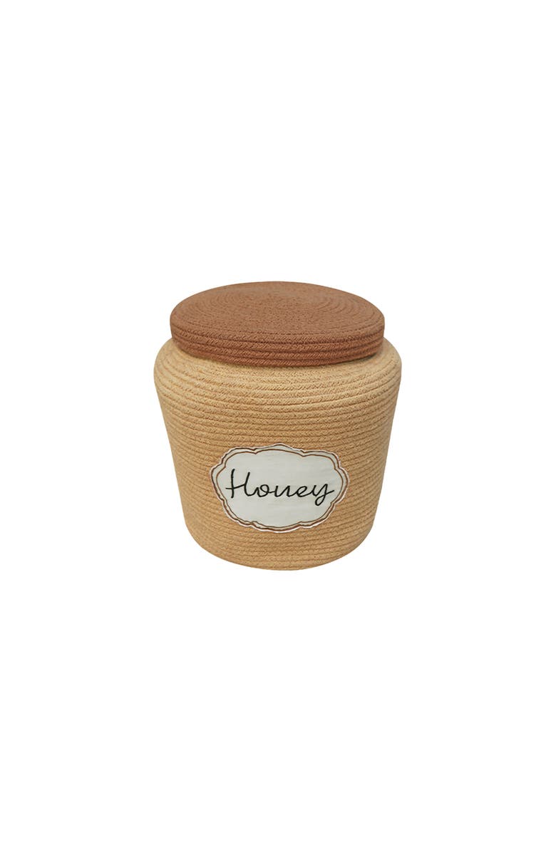 Lorena Canals Basket Honey Pot, Main, color, Honey, Toffee