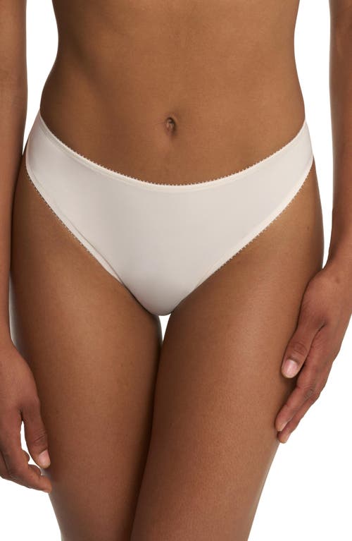 Natori Persuasion Stretch Lace Thong In White