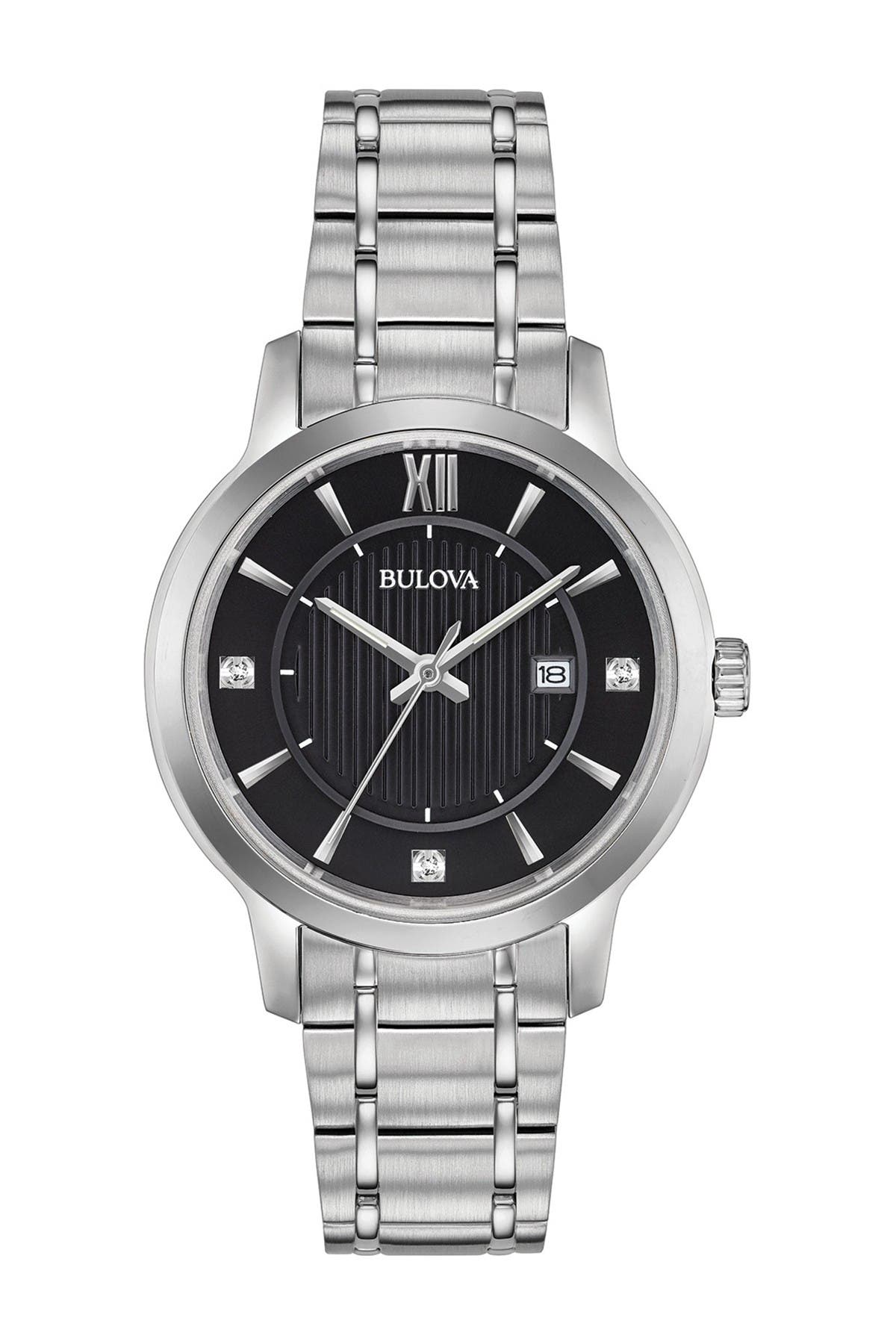 BULOVA Women's Diamond Dial Watch, 32mm - 0.0085 ctw