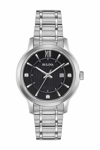 BULOVA Women's Diamond Dial Watch, 32mm - 0.0085 ctw