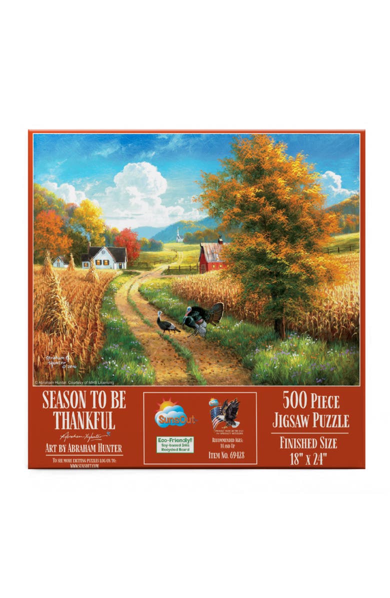 Sunsout A Season to be Thankful 500 piece Jigsaw Puzzle for Adults, Alternate, color, Multicolor