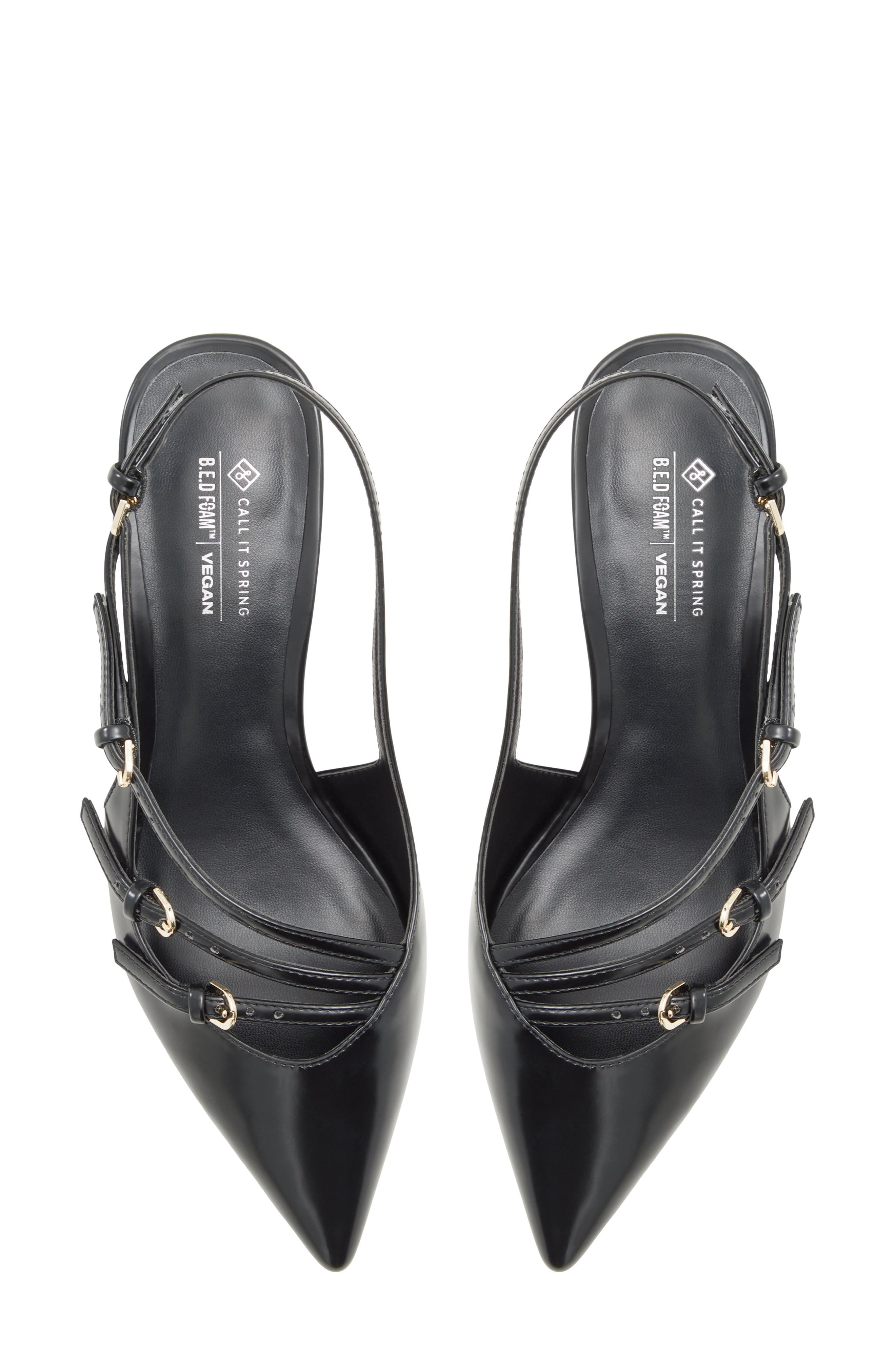 Call It Spring By Aldo Reginna Strappy Slingback Pump, Alternate, color, Black