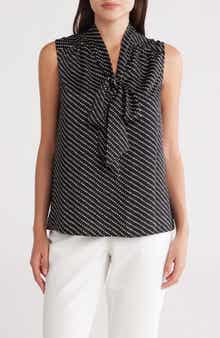 Gemma + Jane Tie Front Sleeveless Top