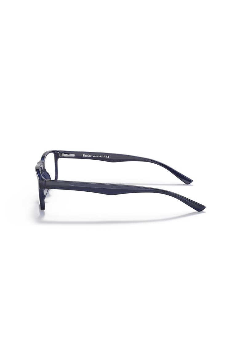 56mm Rectangle optical glasses, Alternate, color, Blue
