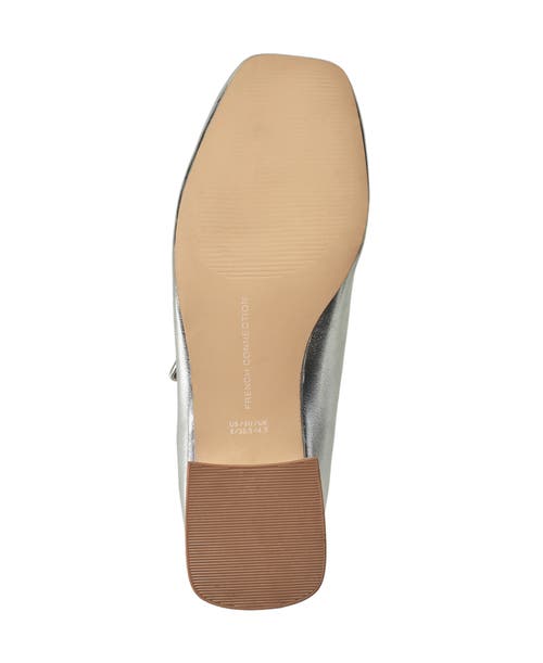 French Connection Bette Heel In Silver