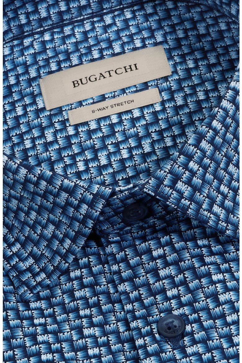 James OoohCotton Print Shirt, Alternate, color, NAVY