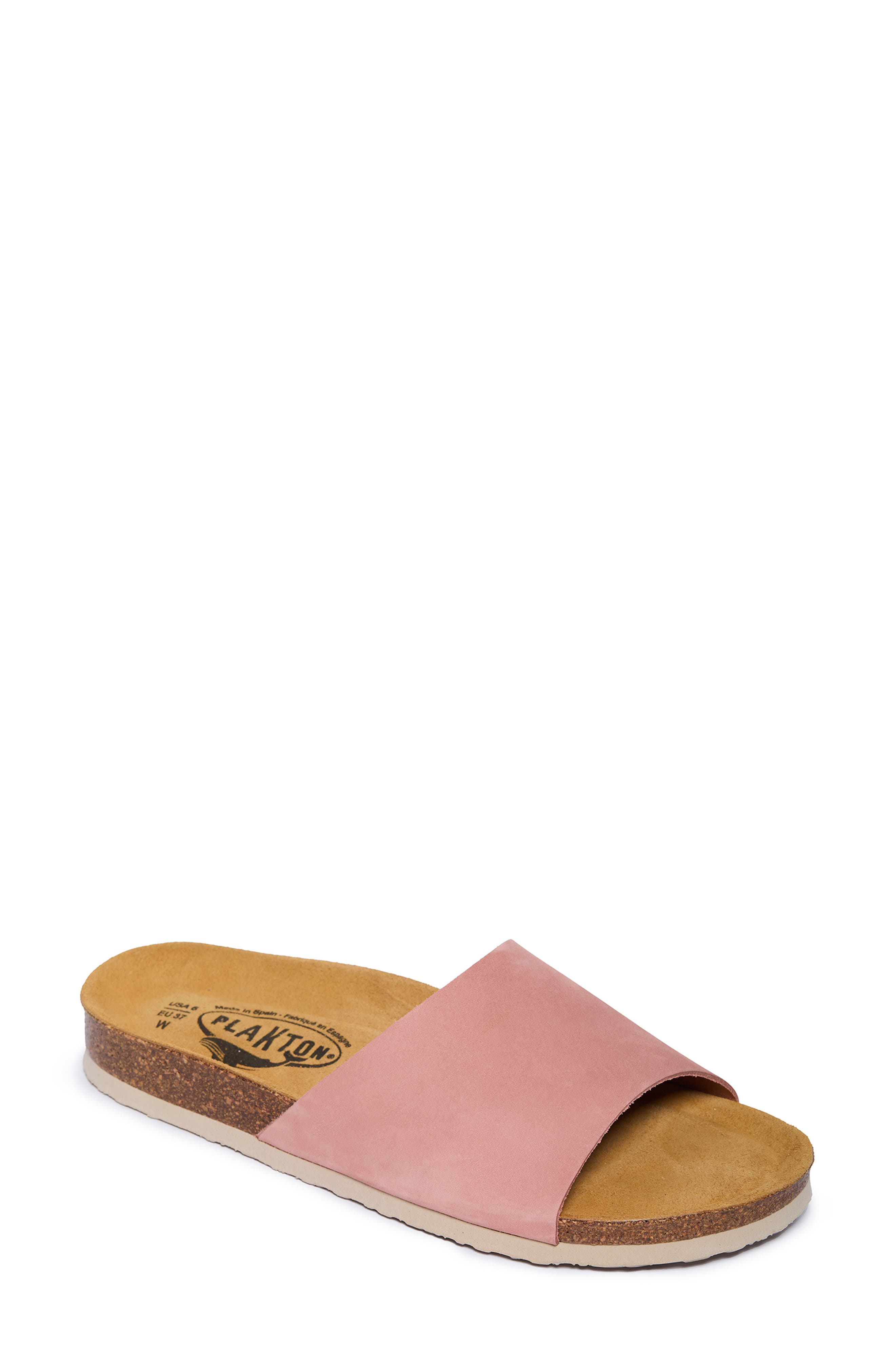 Bala Slide Sandal, Main, color, NOBUCK MAQUILLAJE