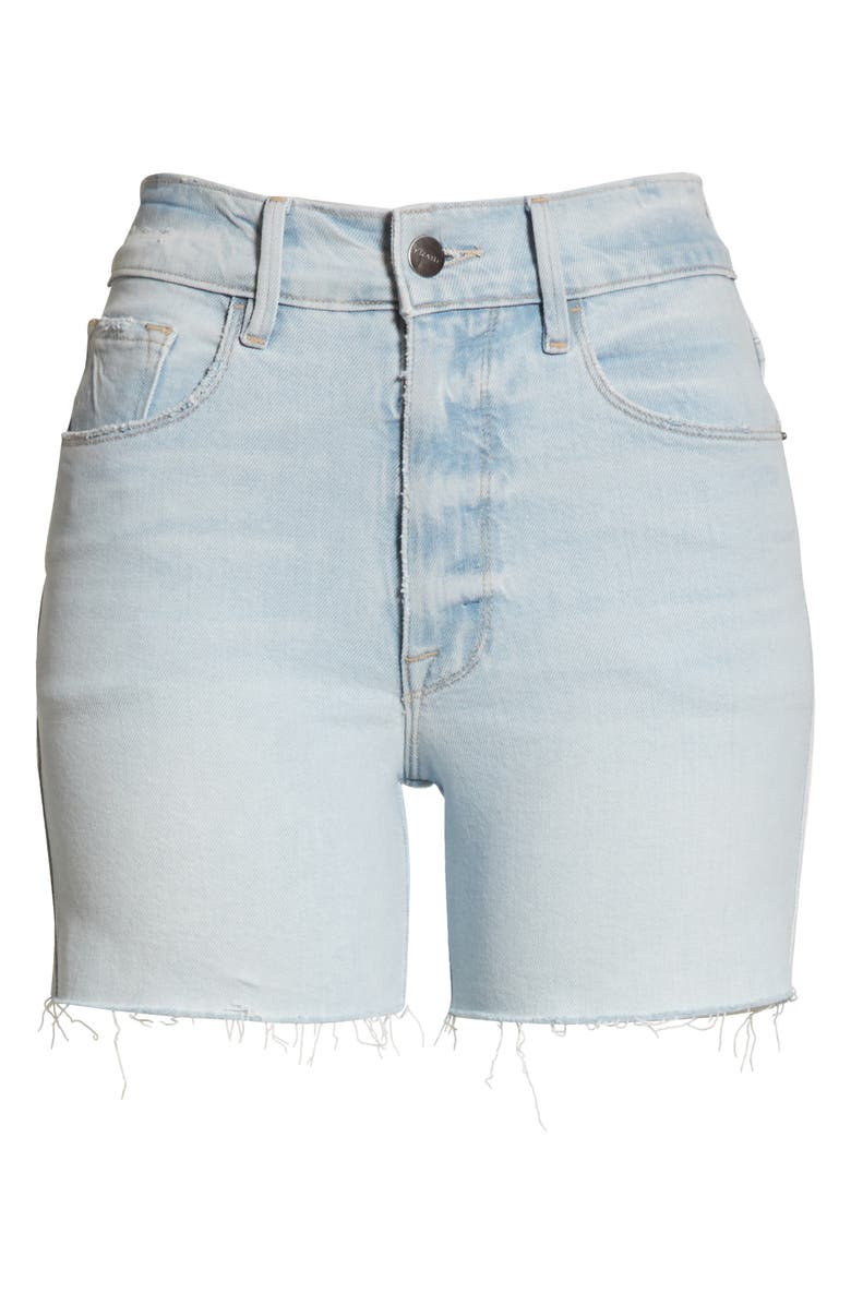 FRAME Le Tour High Waist Denim Shorts, Alternate, color, 