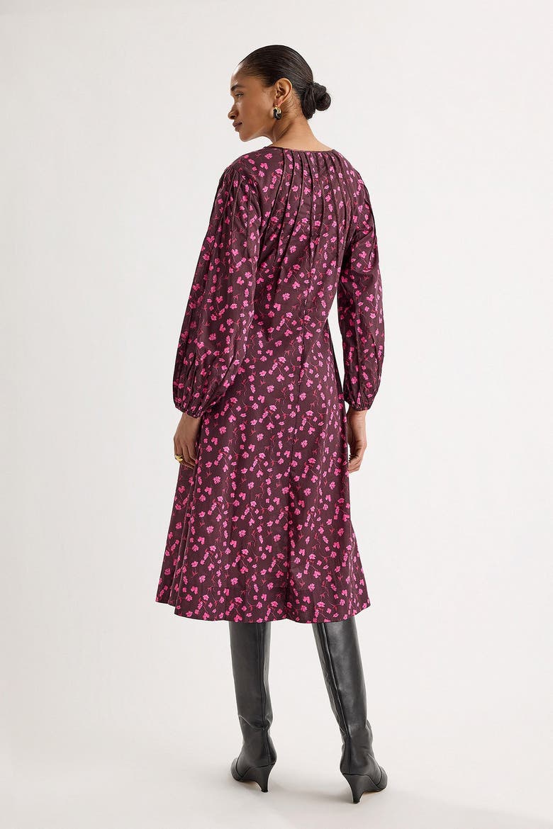 Sombra Dress, Alternate, color, Berry Floral Print