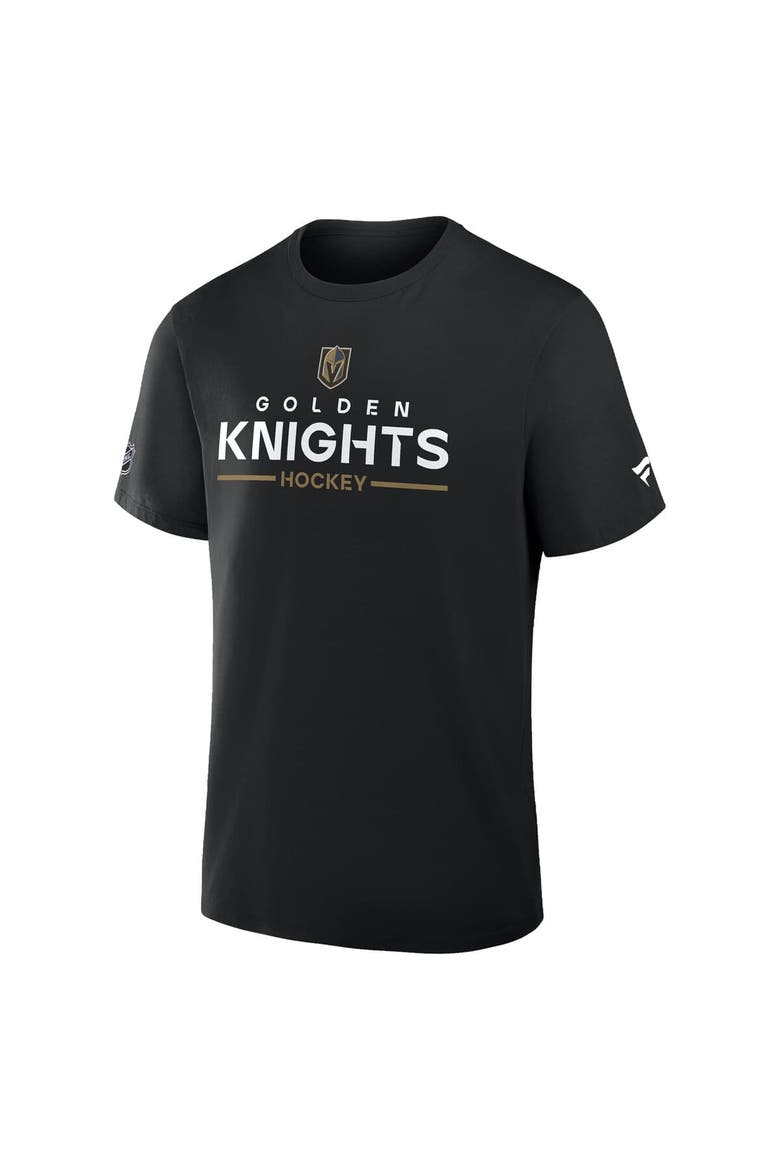Men's Fanatics Black Vegas Golden Knights Authentic Pro Primary T-Shirt, Alternate, color, Black