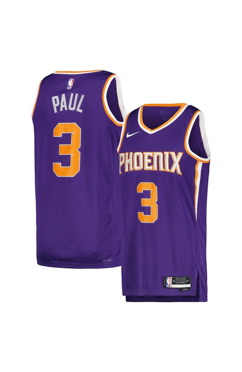 Nike Unisex Nike Chris Paul Purple Phoenix Suns Swingman Jersey - Icon Edition, Main, color, 