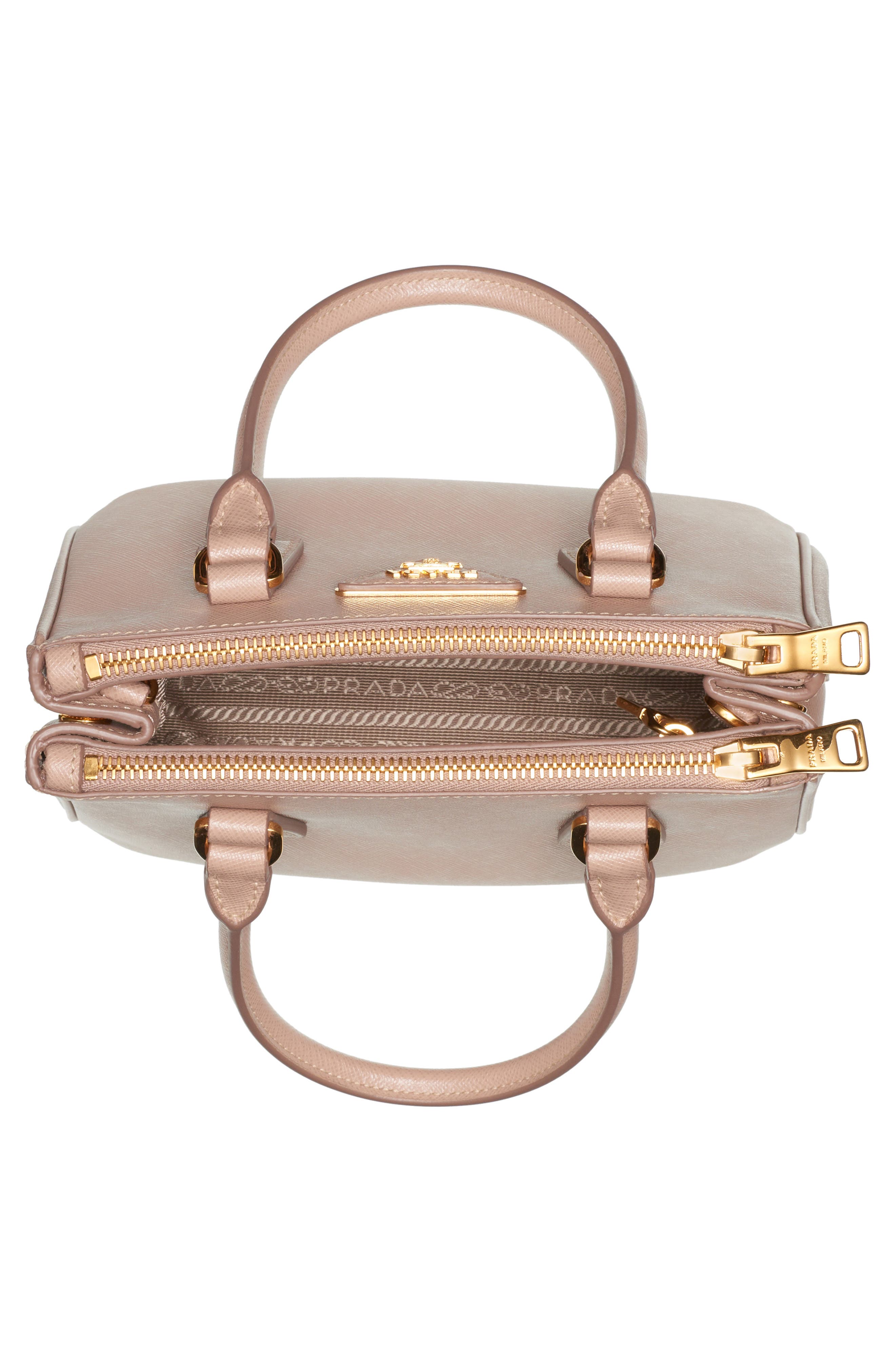 Mini Galleria Saffiano Leather Satchel, Alternate, color, CIPRIA