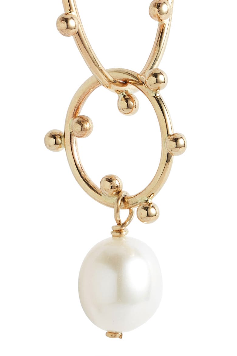 Scattered Bubble Drop Earrings, Alternate, color, GOLD
