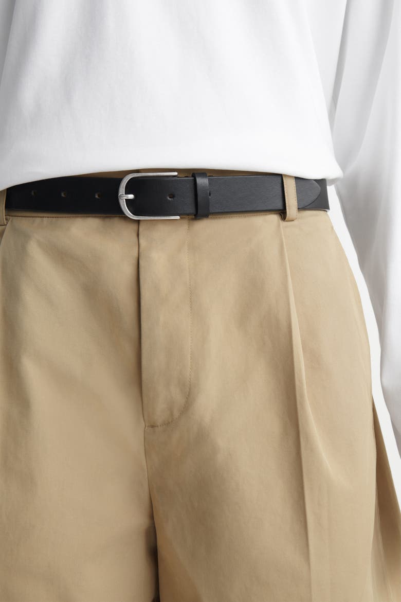 Cotton-twill Chino Shorts, Alternate, color, BEIGE