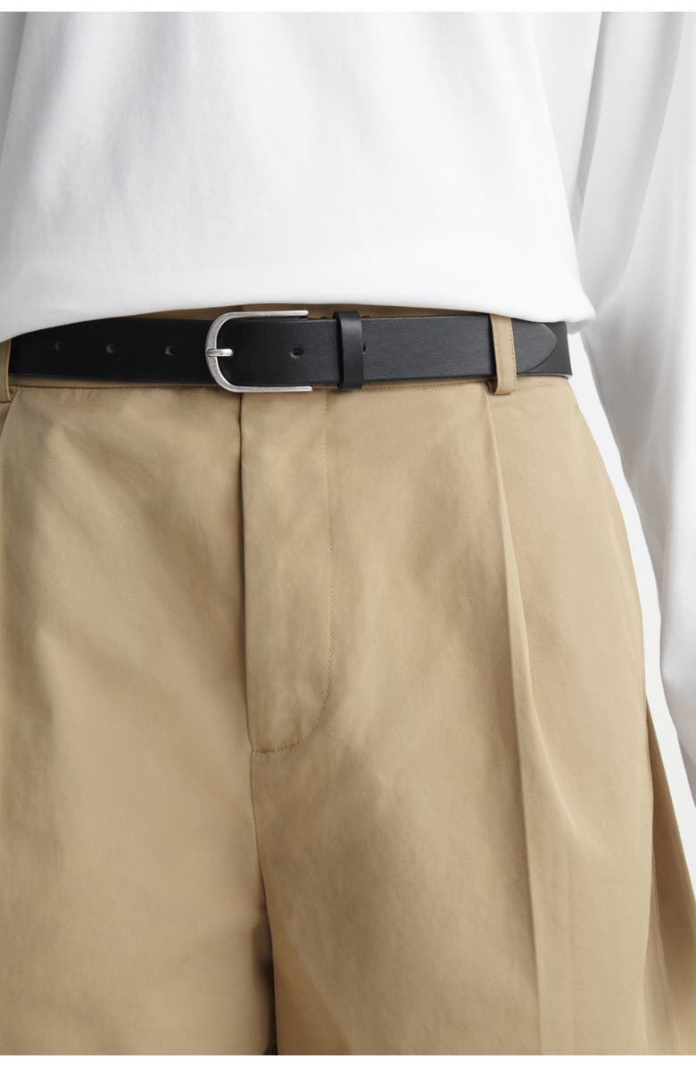 COS Cotton-twill Chino Shorts, Alternate, color, Beige