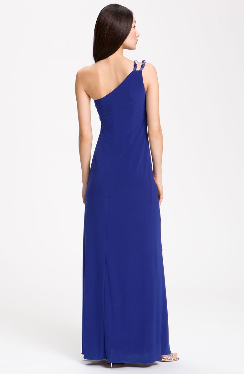 JS Boutique Knotted One Shoulder Dress, Alternate, color,